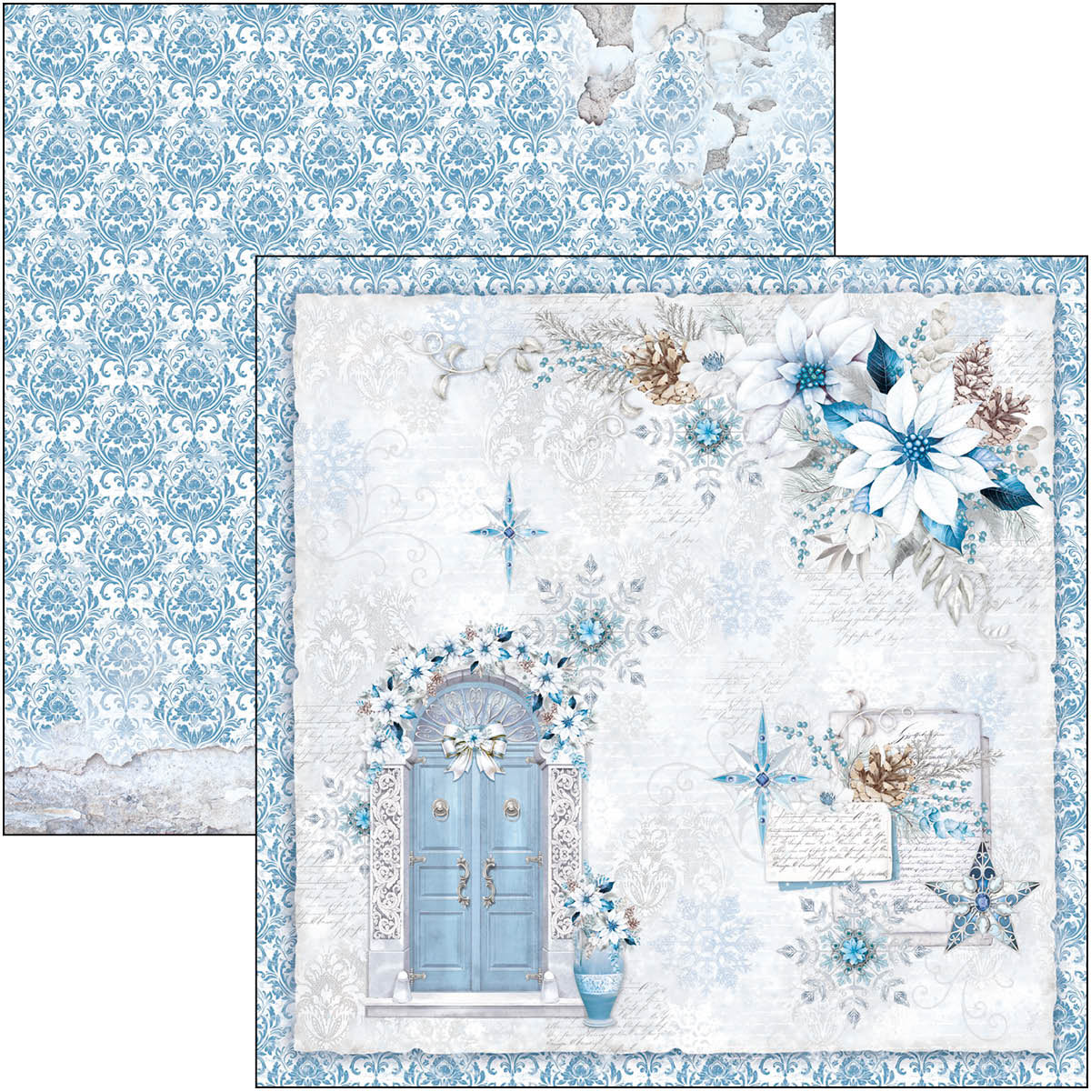 Elegance of Blue Paper Pad 12