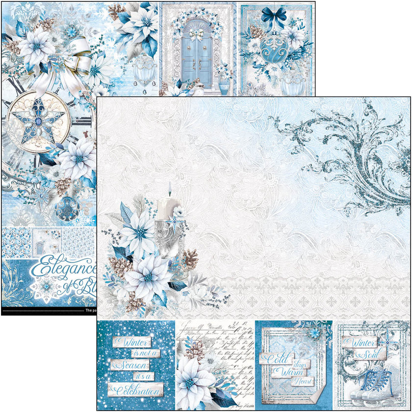 Elegance of Blue Paper Pad 12