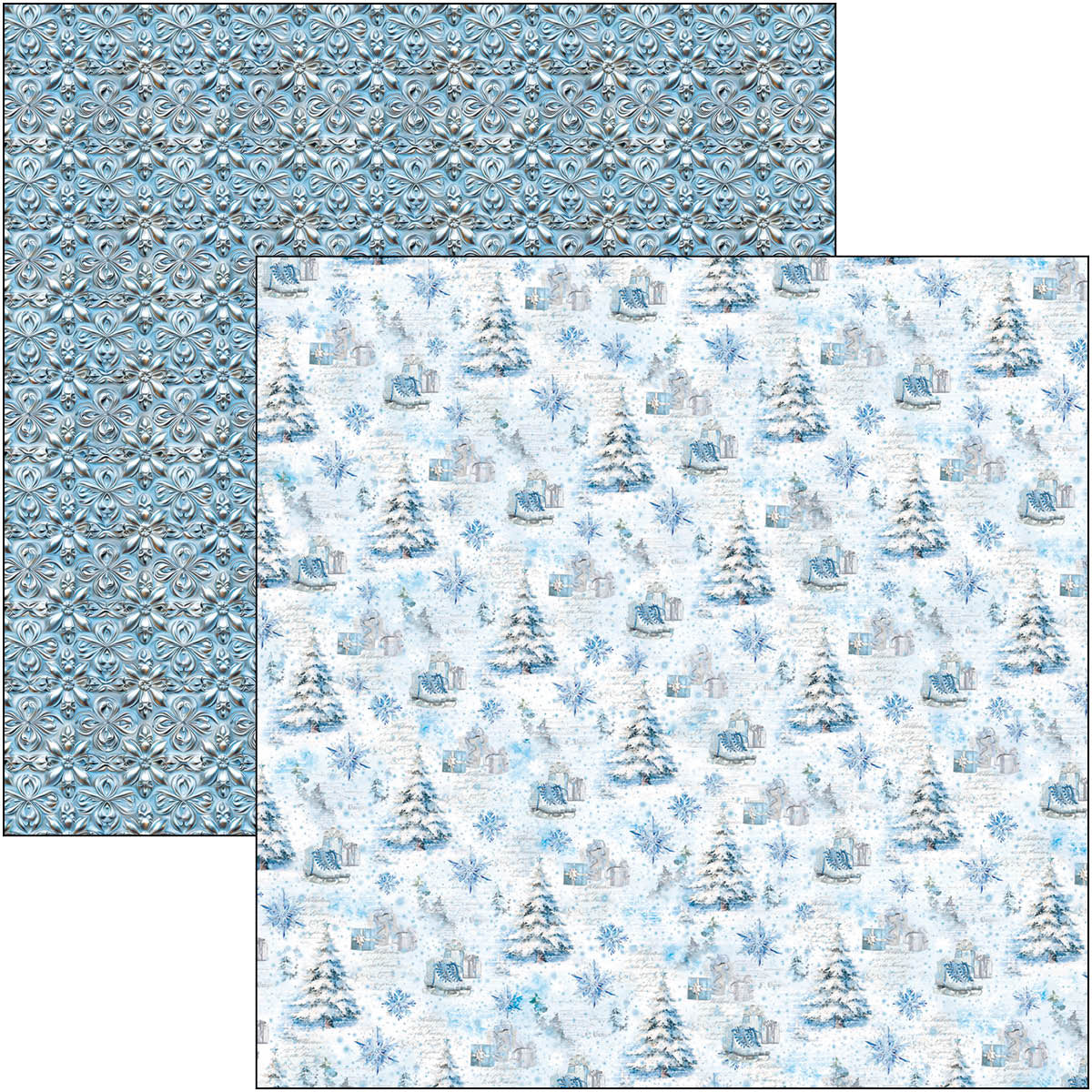 Elegance of Blue Paper Pad 12