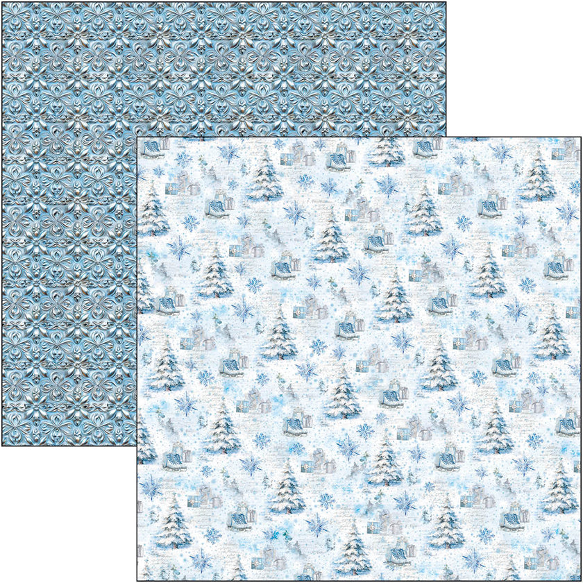 Elegance of Blue Paper Pad 12