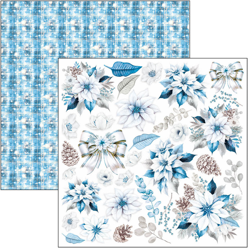Elegance of Blue Paper Pad 12