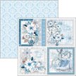 Elegance of Blue Paper Pad 12
