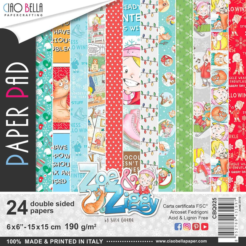 Ciao Bella Zoe & Ziggy Paper Pad 6