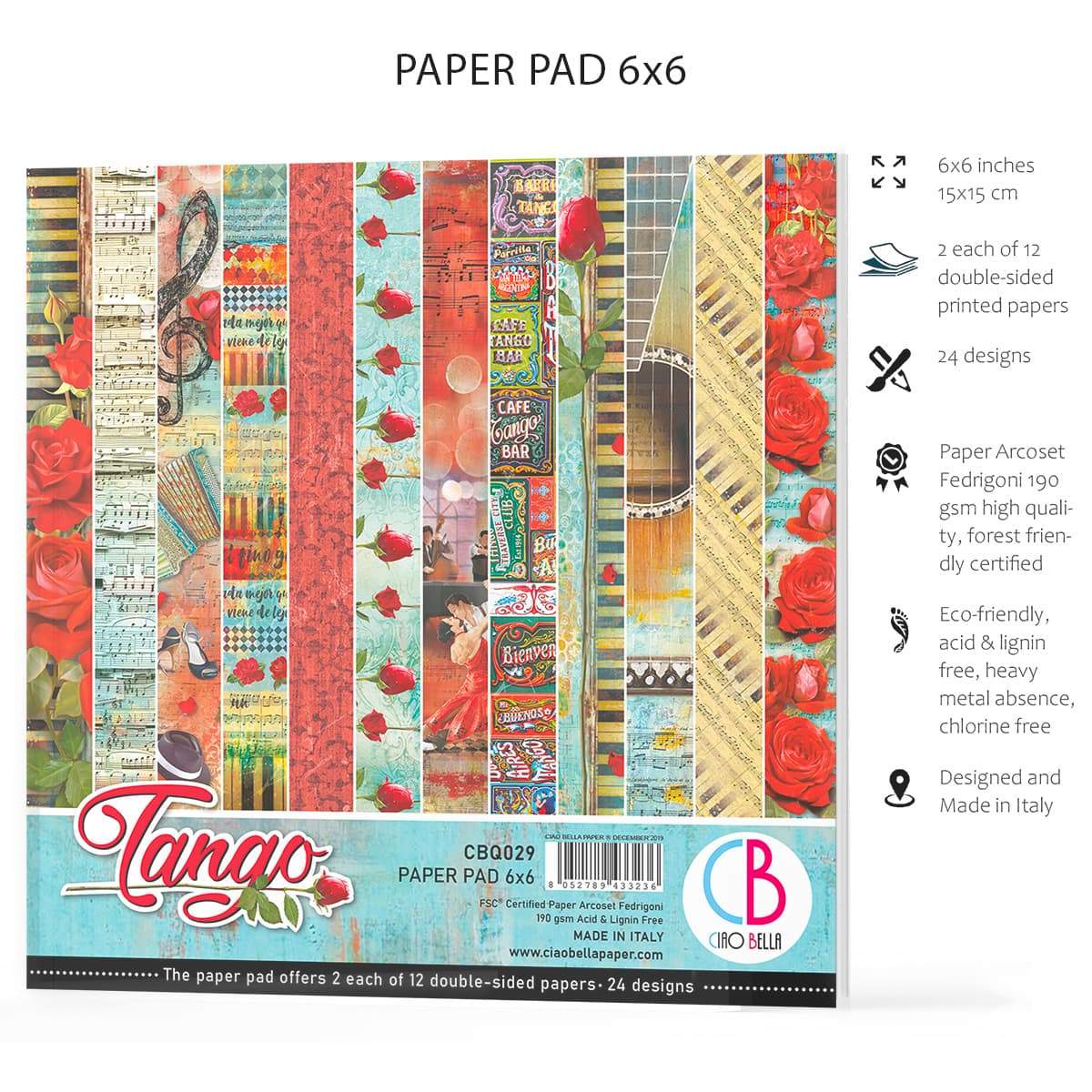 Ciao Bella Tango Paper Pad 6