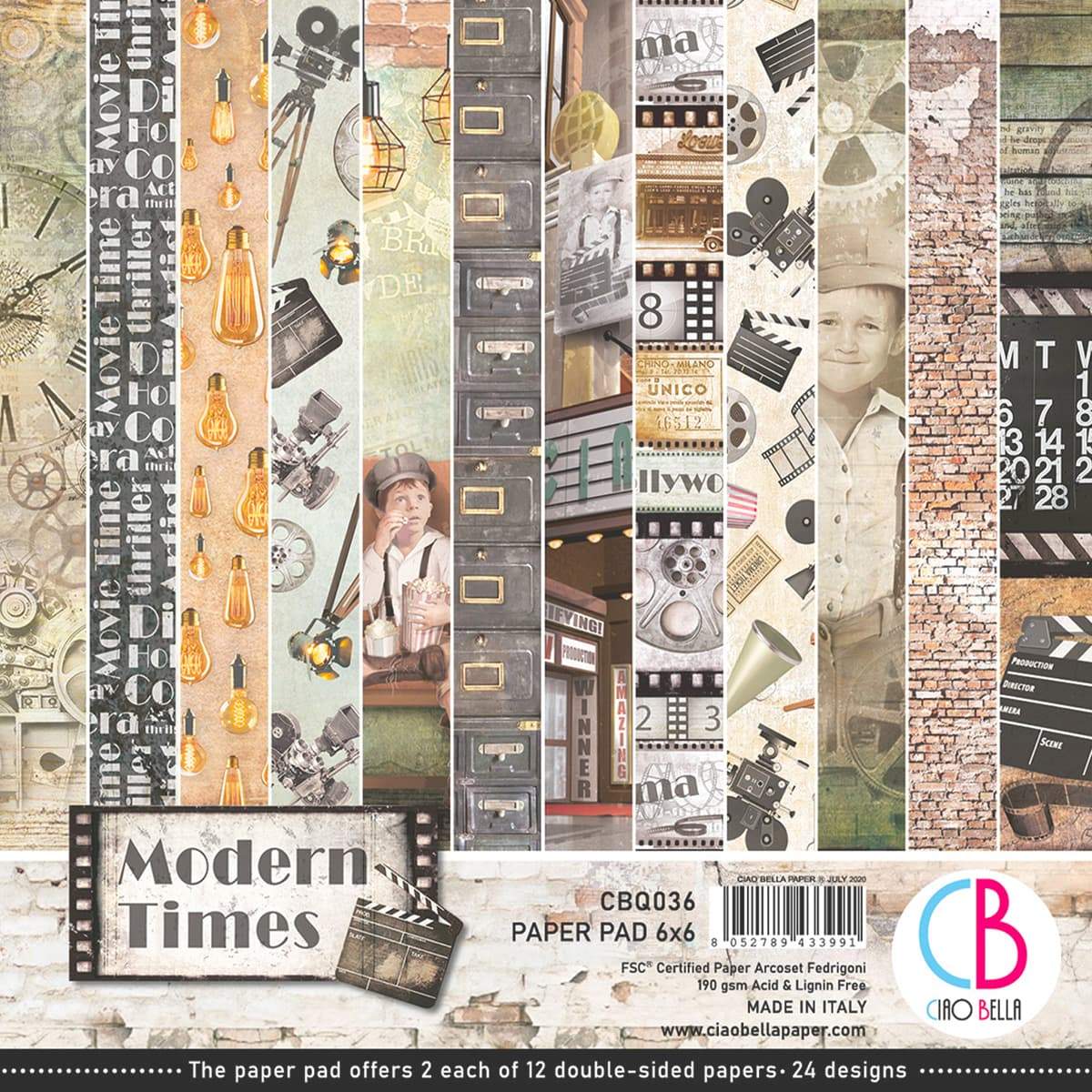 Ciao Bella Modern Times Paper Pad 6
