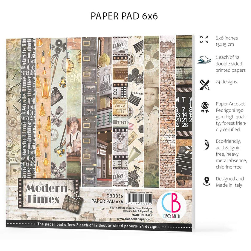 Ciao Bella Modern Times Paper Pad 6