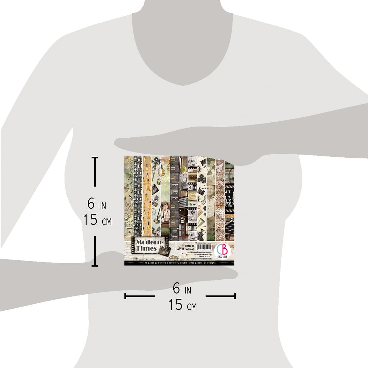 Ciao Bella Modern Times Paper Pad 6