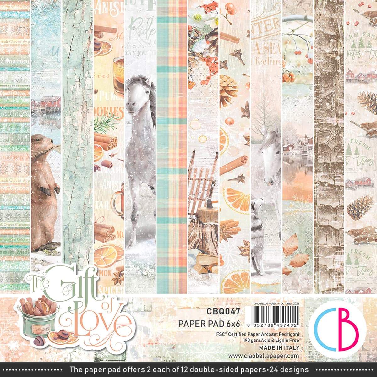 Ciao Bella The Gift of Love Paper Pad 6