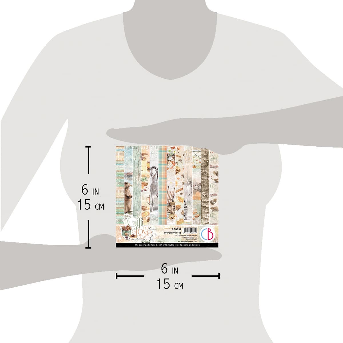 Ciao Bella The Gift of Love Paper Pad 6