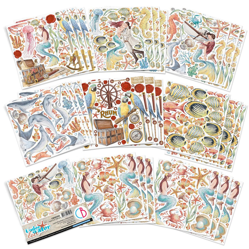 Ciao Bella Underwater Love Fussy Cut Pad 6