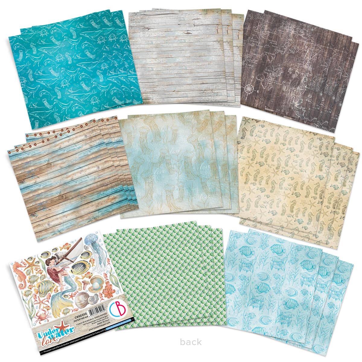 Ciao Bella Underwater Love Fussy Cut Pad 6