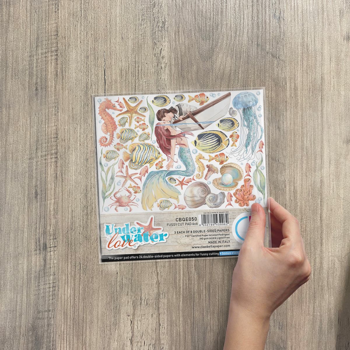 Ciao Bella Underwater Love Fussy Cut Pad 6