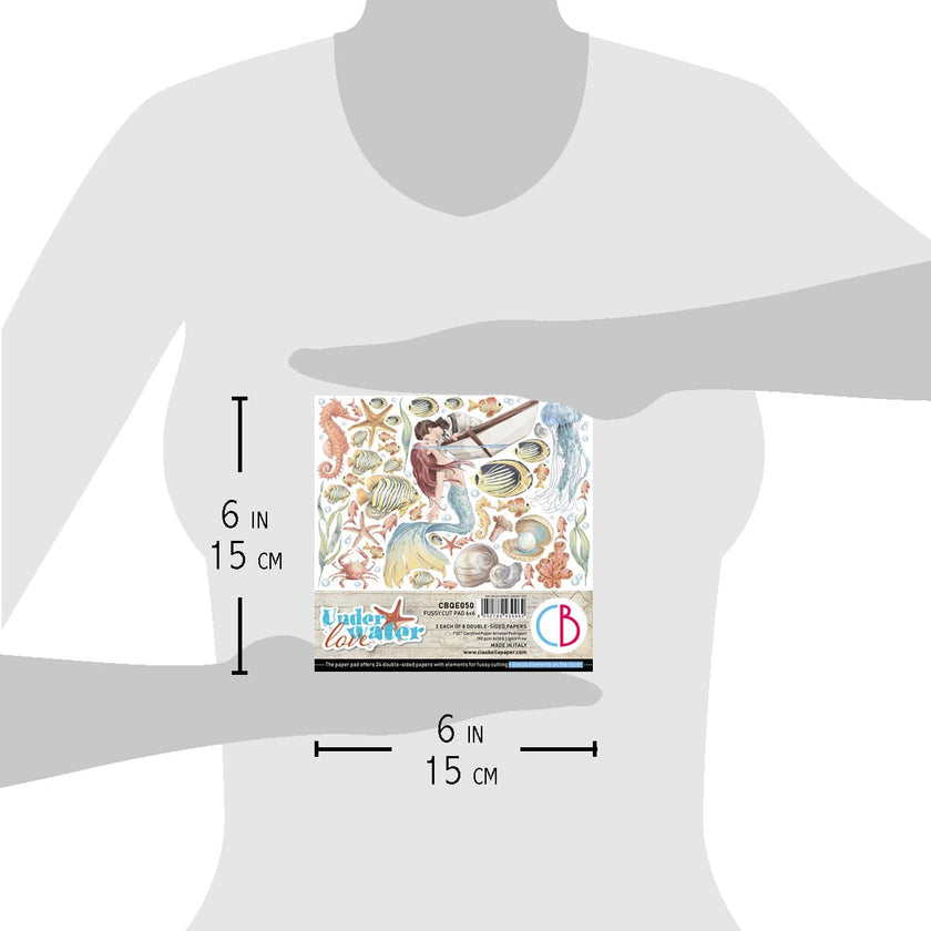 Ciao Bella Underwater Love Fussy Cut Pad 6