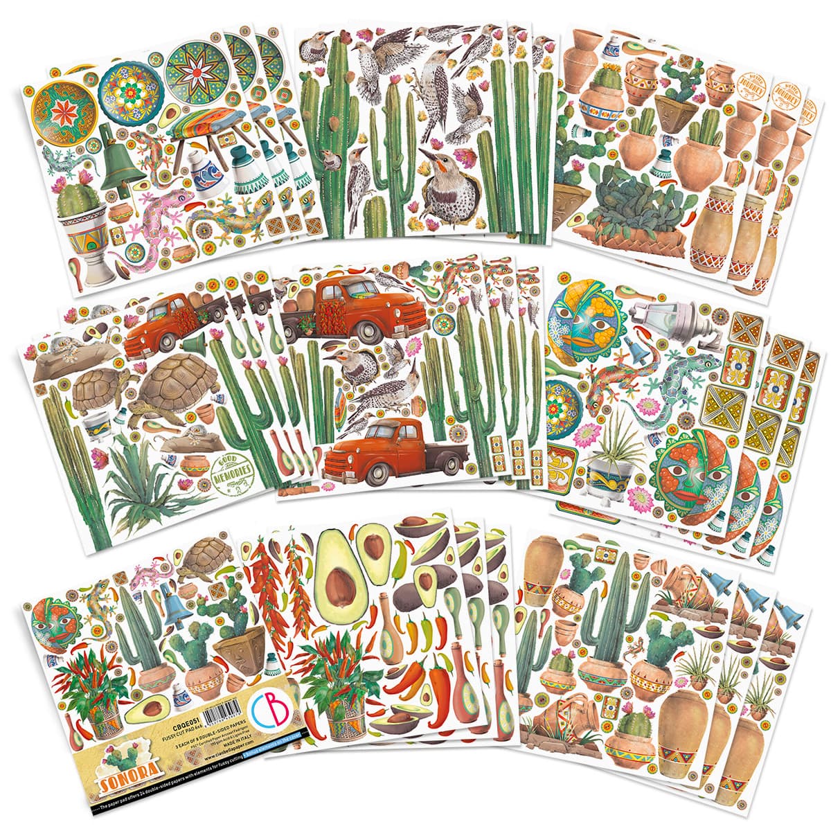 Ciao Bella Sonora Fussy Cut Pad 6