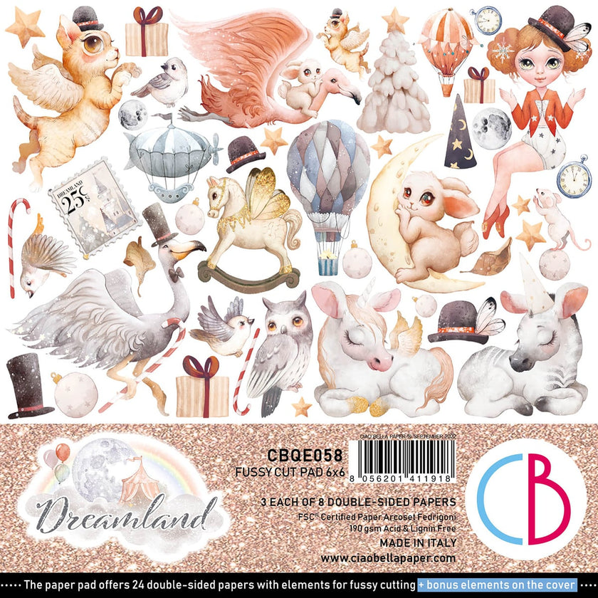 Dreamland Fussy Cut Pad 6x6 24/Pkg