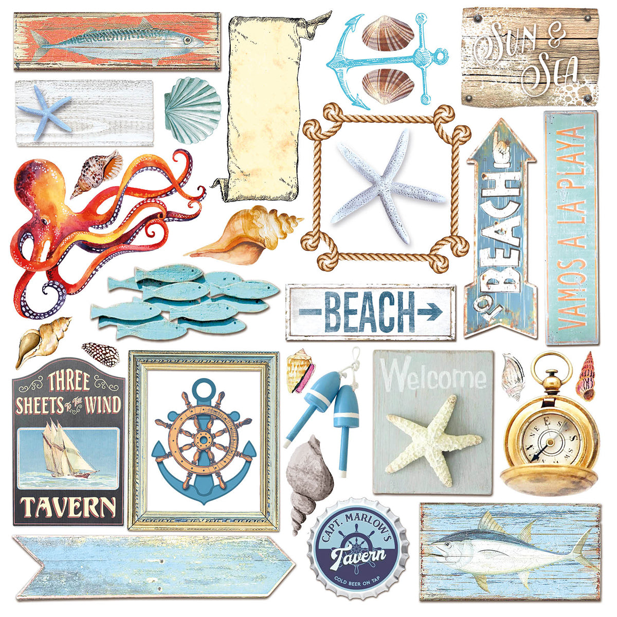 Ciao Bella Summer Breeze Fussy Cut Pad 6
