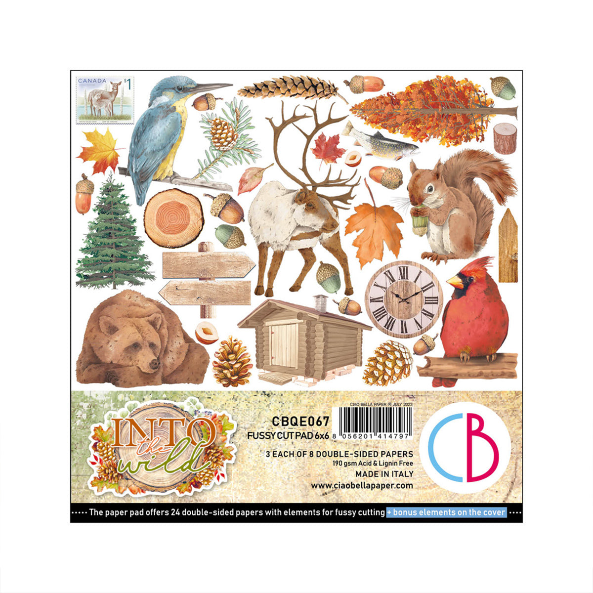 Ciao Bella Into The Wild Fussy Cut Pad 6