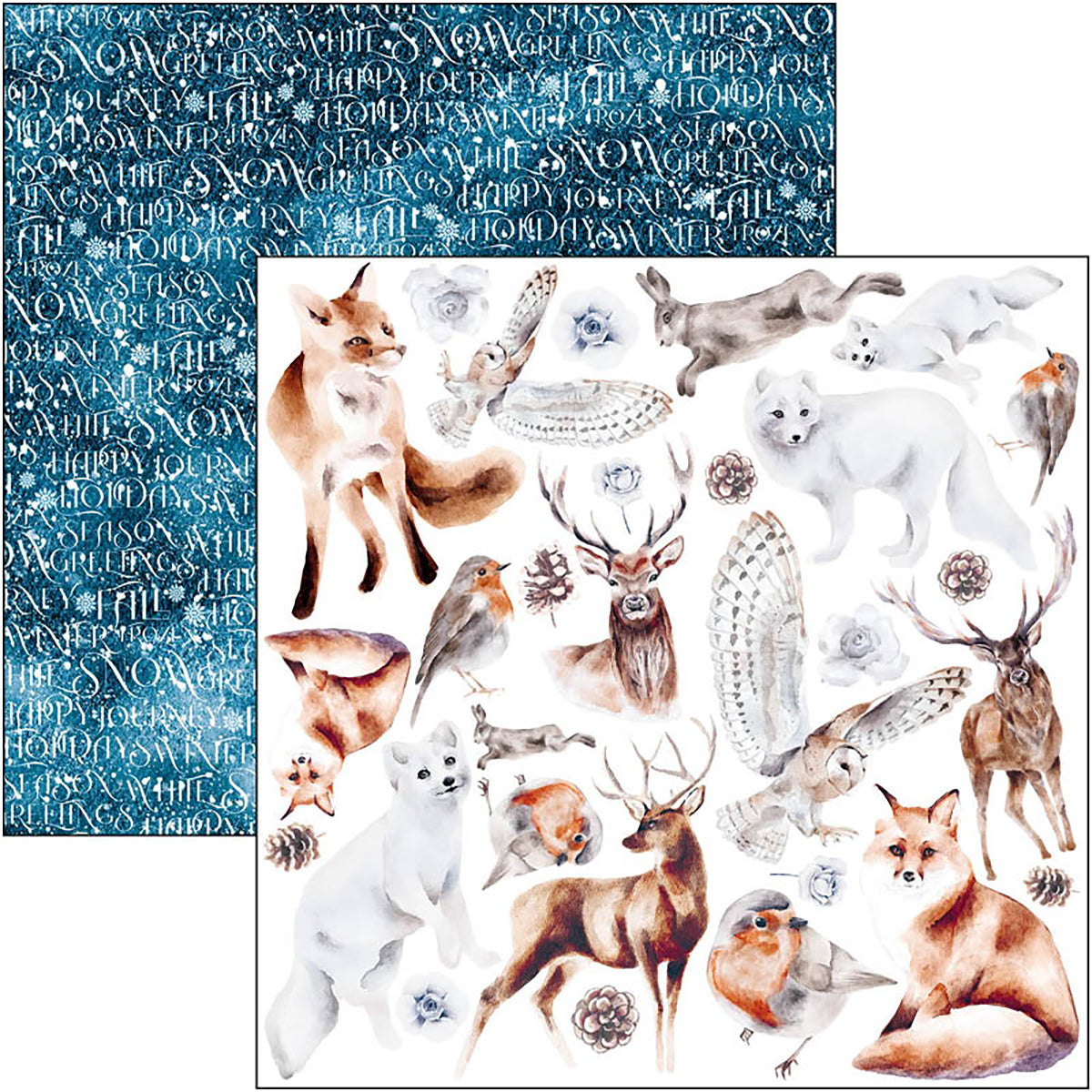 Ciao Bella Winter Journey Fussy Cut Pad 6