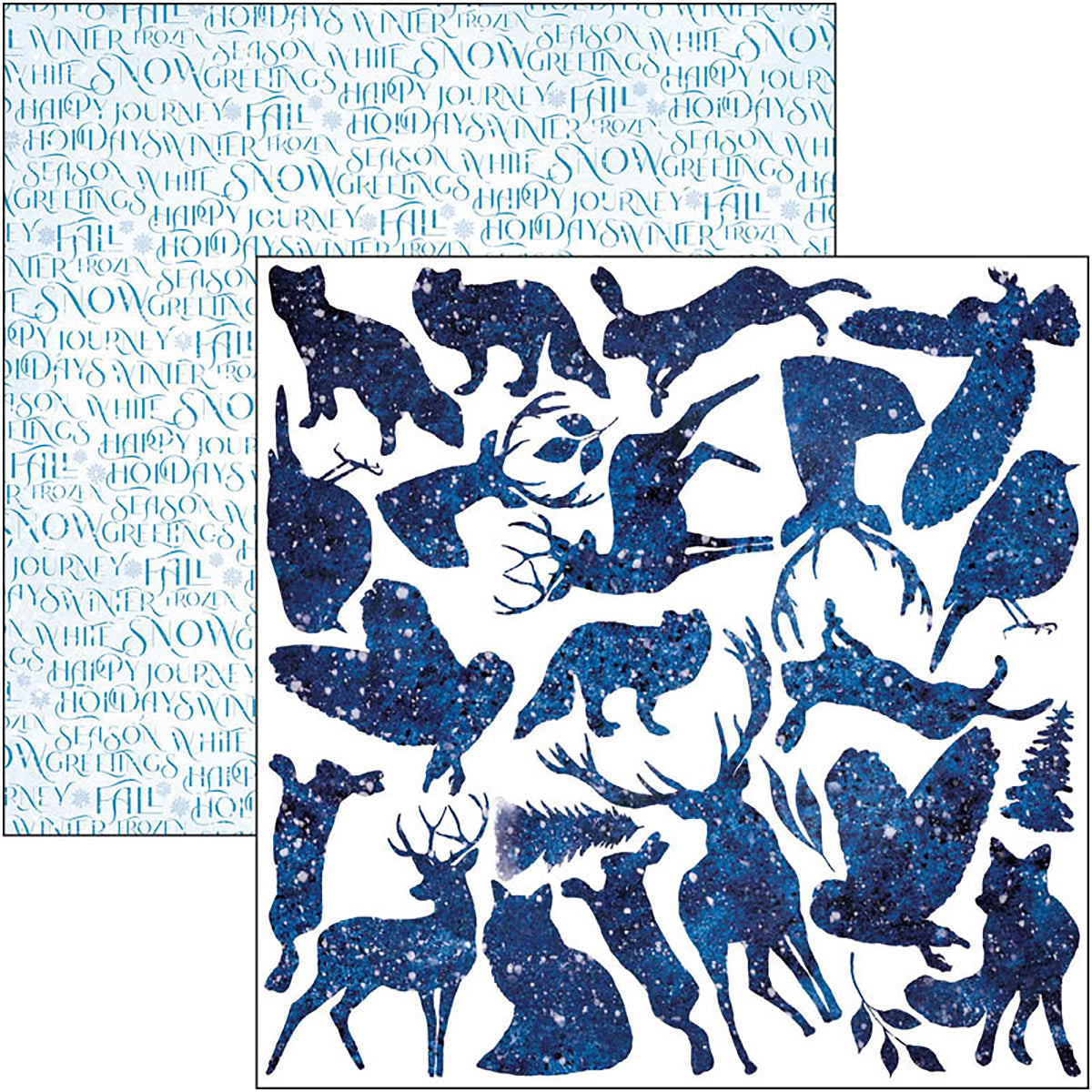 Ciao Bella Winter Journey Fussy Cut Pad 6