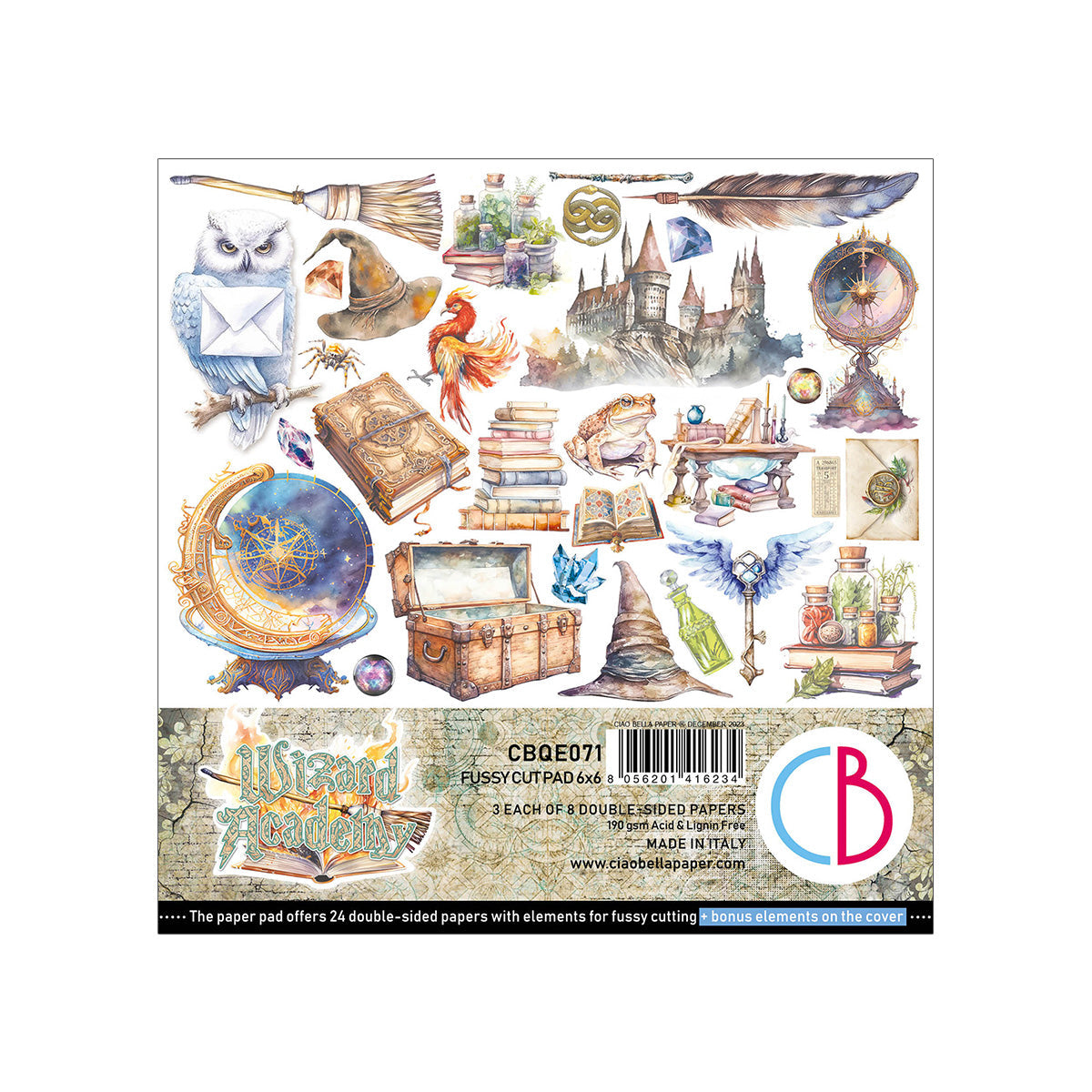 Wizard Academy Fussy Cut Pad 6