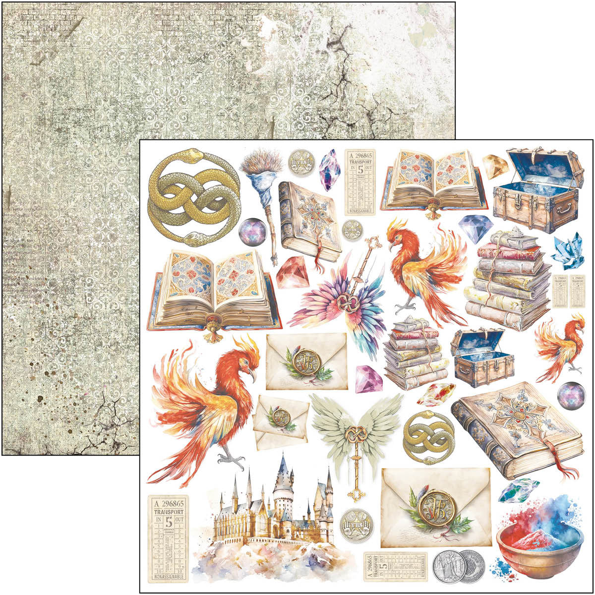 Wizard Academy Fussy Cut Pad 6