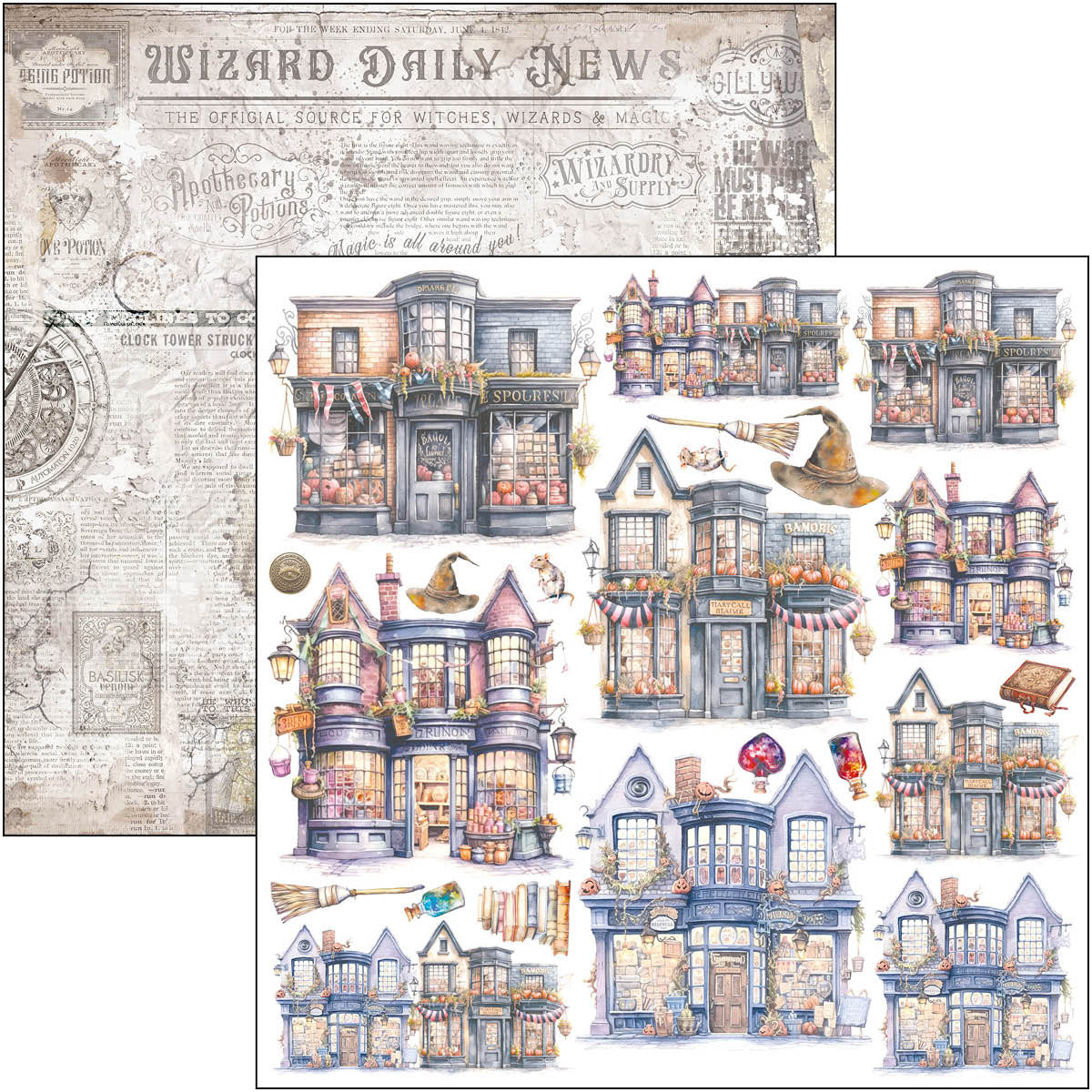 Wizard Academy Fussy Cut Pad 6