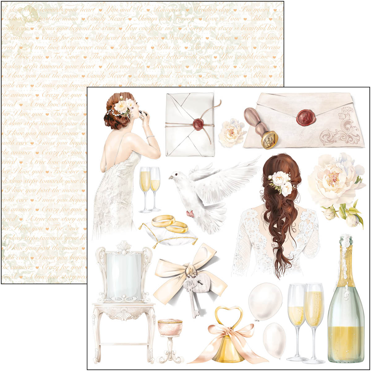 Always & Forever Fussy Cut Pad 6