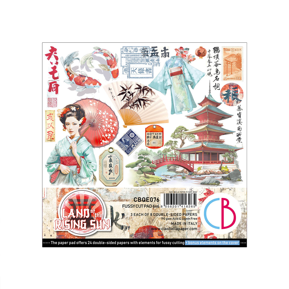 Land Of The Rising Sun Fussy Cut Pad 6