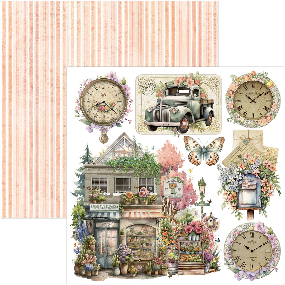 Flower Shop Fussy Cut Pad 6