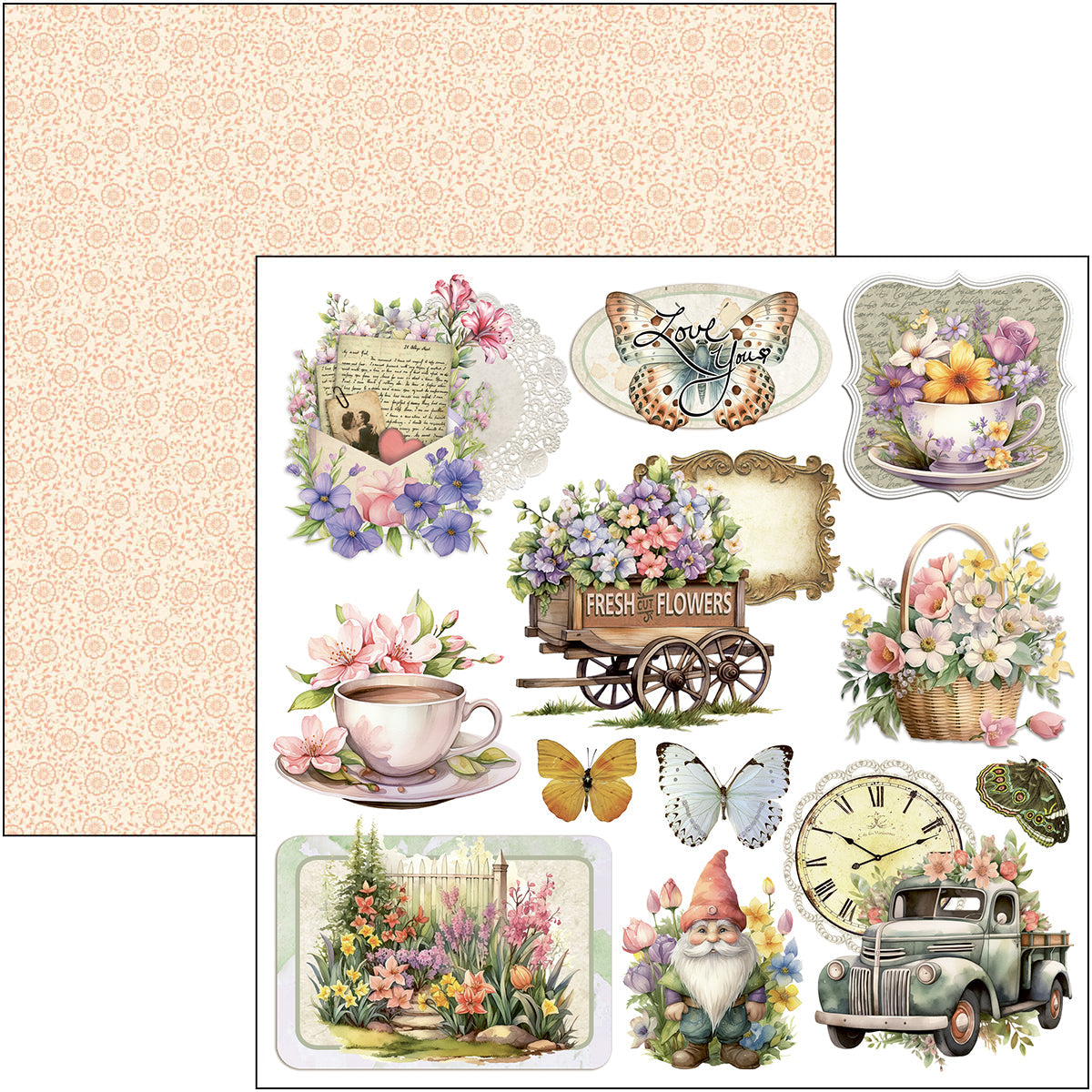 Flower Shop Fussy Cut Pad 6