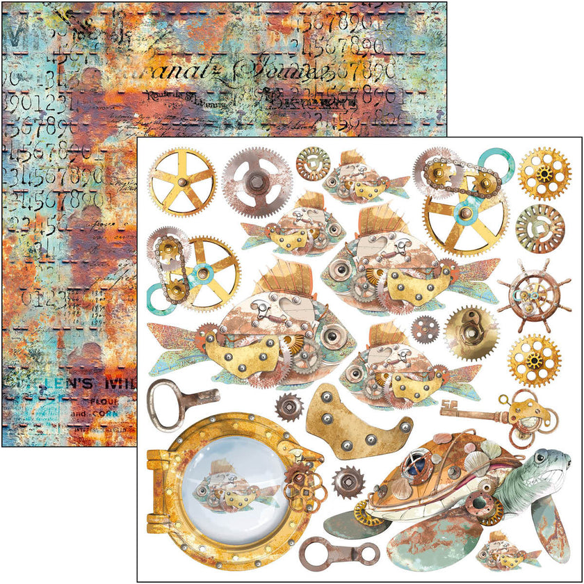 Coral Reef Fussy Cut Pad 6