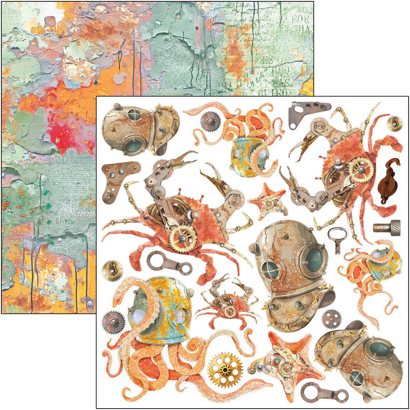 Coral Reef Fussy Cut Pad 6