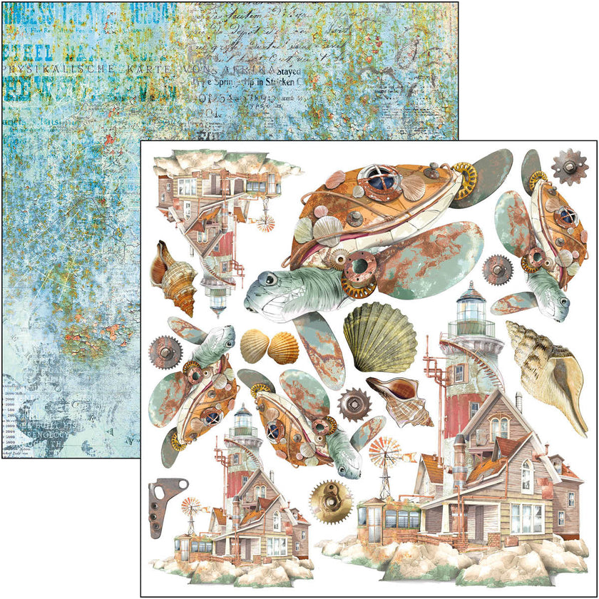 Coral Reef Fussy Cut Pad 6
