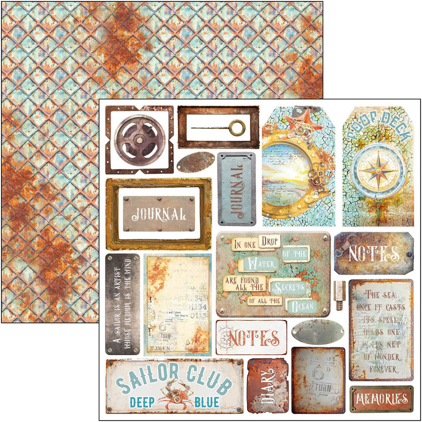 Coral Reef Fussy Cut Pad 6
