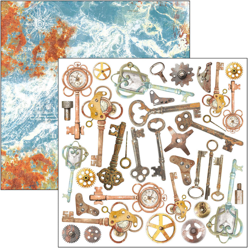 Coral Reef Fussy Cut Pad 6