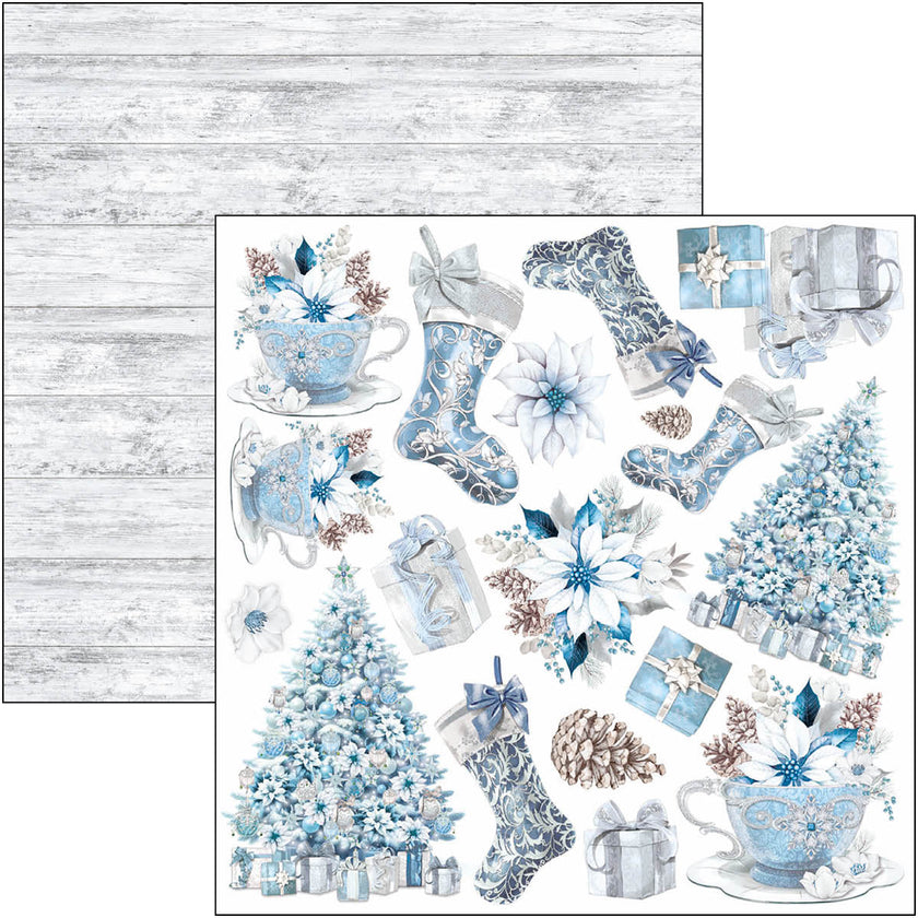 Elegance of Blue Fussy Cut Pad 6