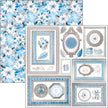 Elegance of Blue Fussy Cut Pad 6
