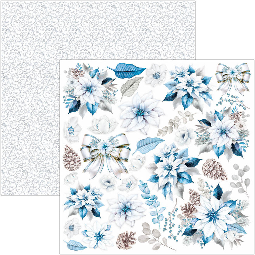 Elegance of Blue Fussy Cut Pad 6