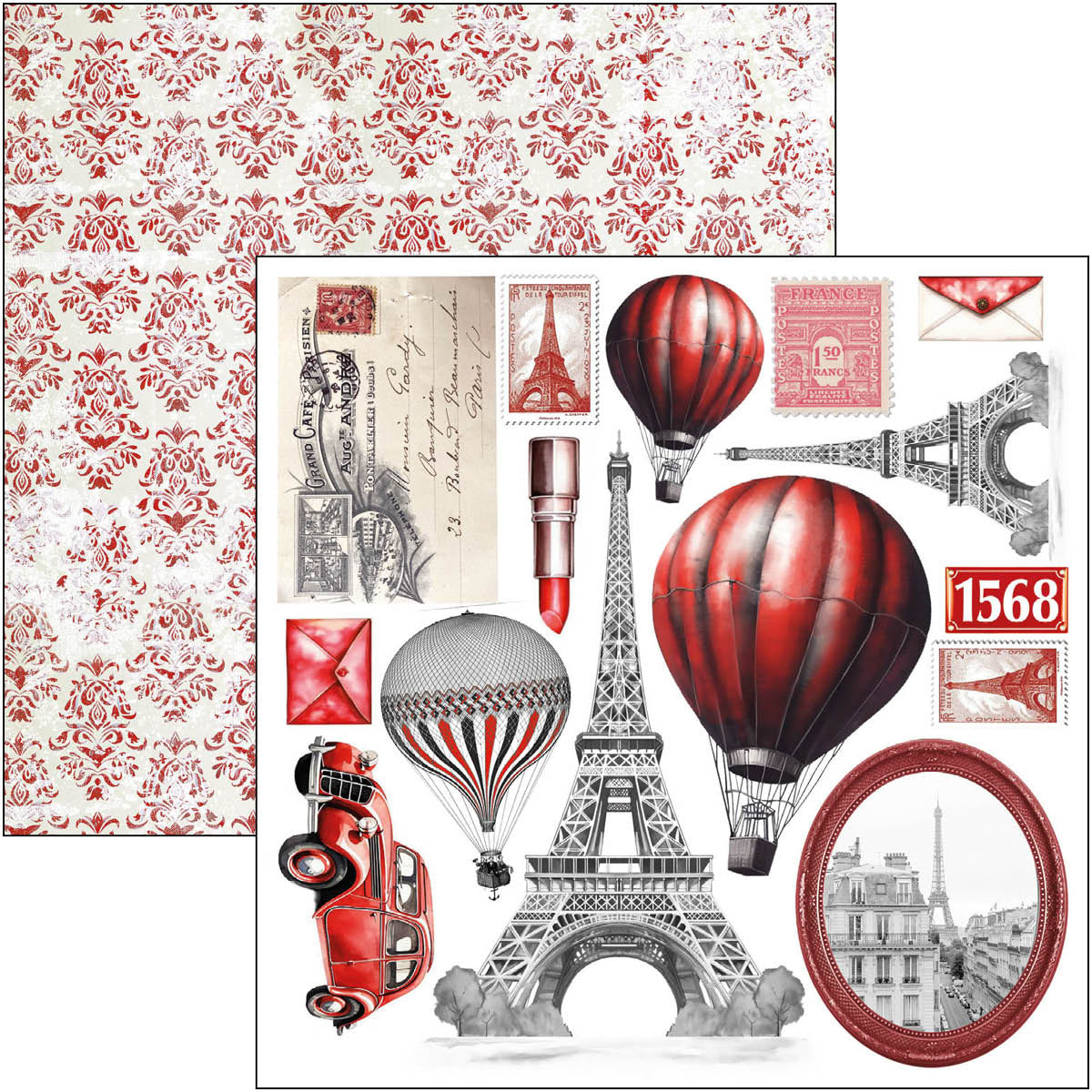 Paris Je t’aime Fussy Cut Pad 6