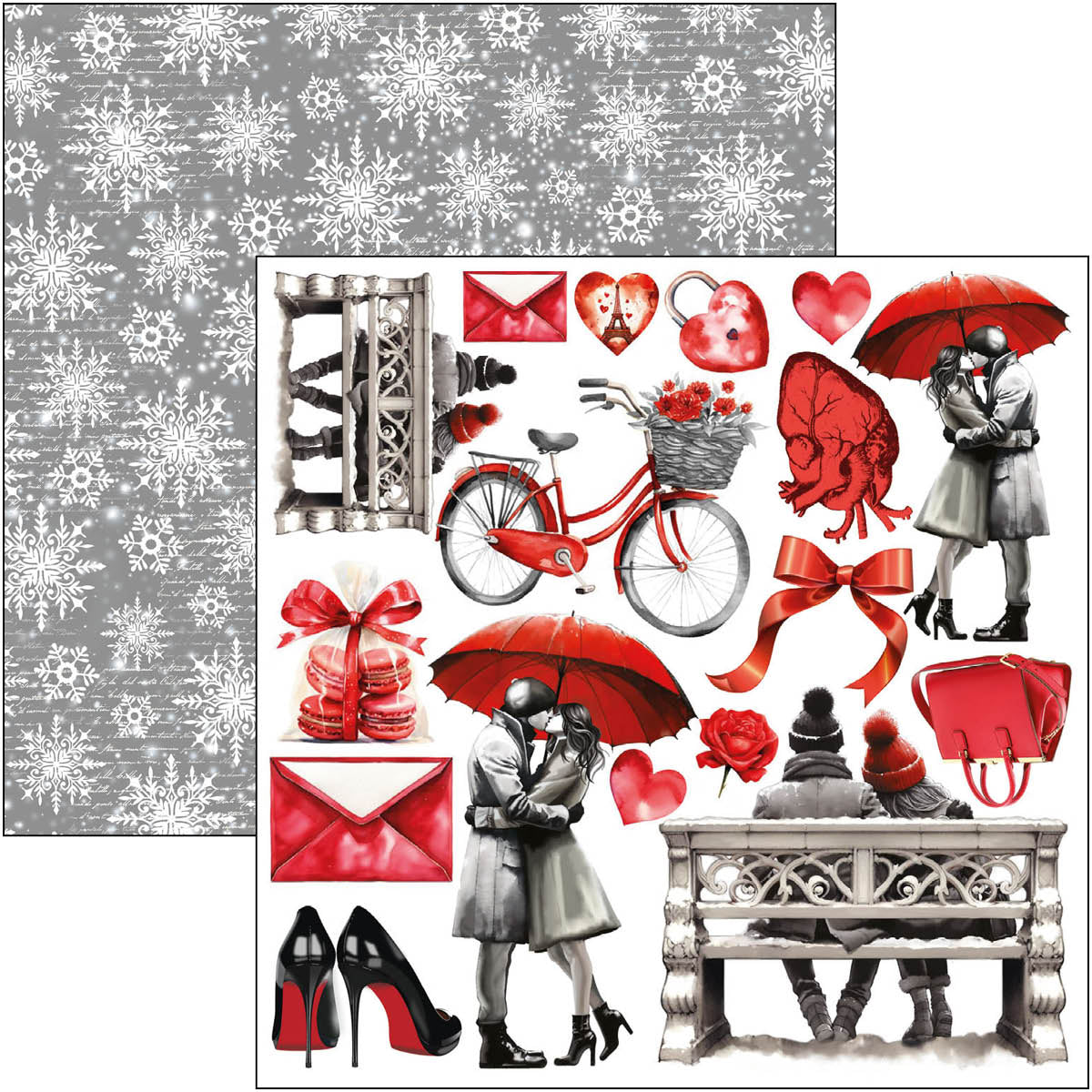 Paris Je t’aime Fussy Cut Pad 6