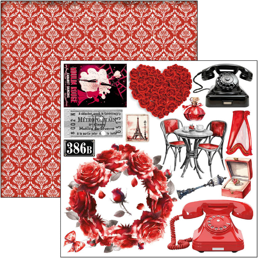 Paris Je t’aime Fussy Cut Pad 6