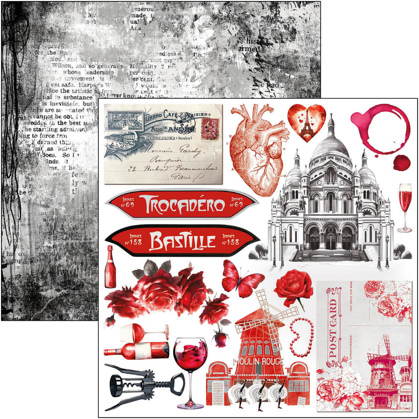 Paris Je t’aime Fussy Cut Pad 6