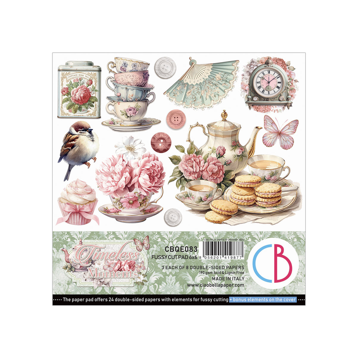 Timeless Moments  Fussy Cut Pad 6
