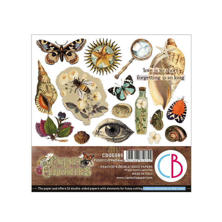 Cabinet Of Curiosities Fussy Cut Pad 6
