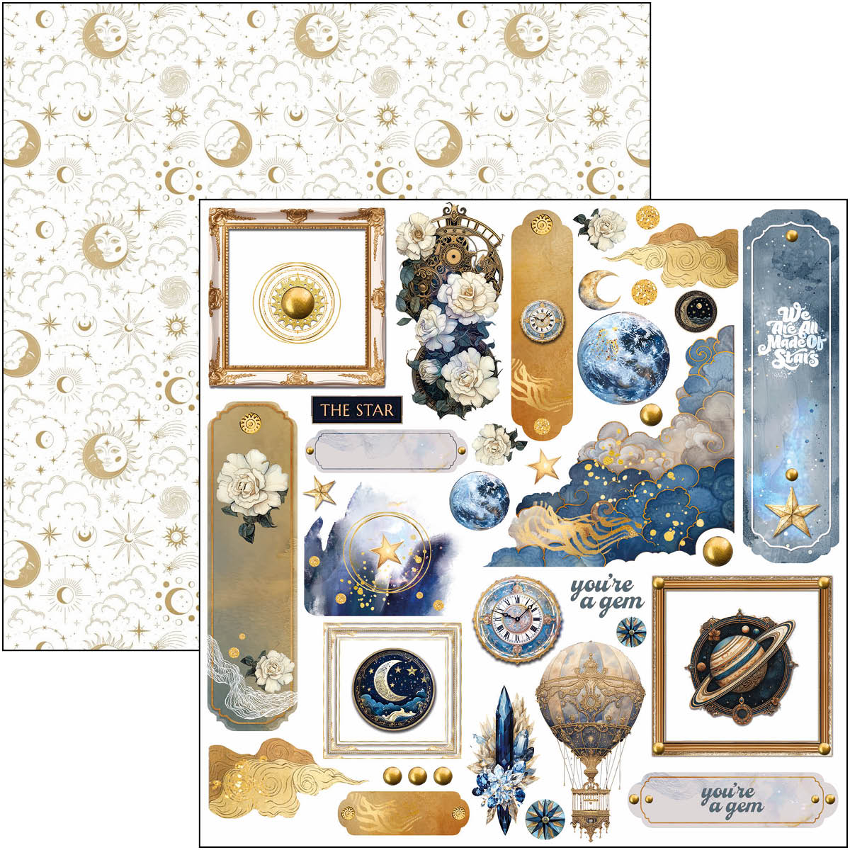 Celestial Fussy Cut Pad 6