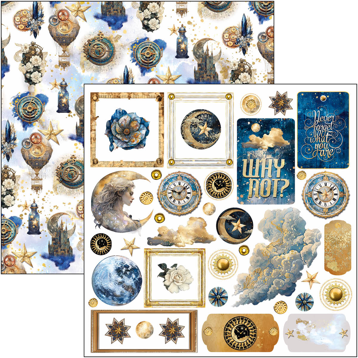 Celestial Fussy Cut Pad 6