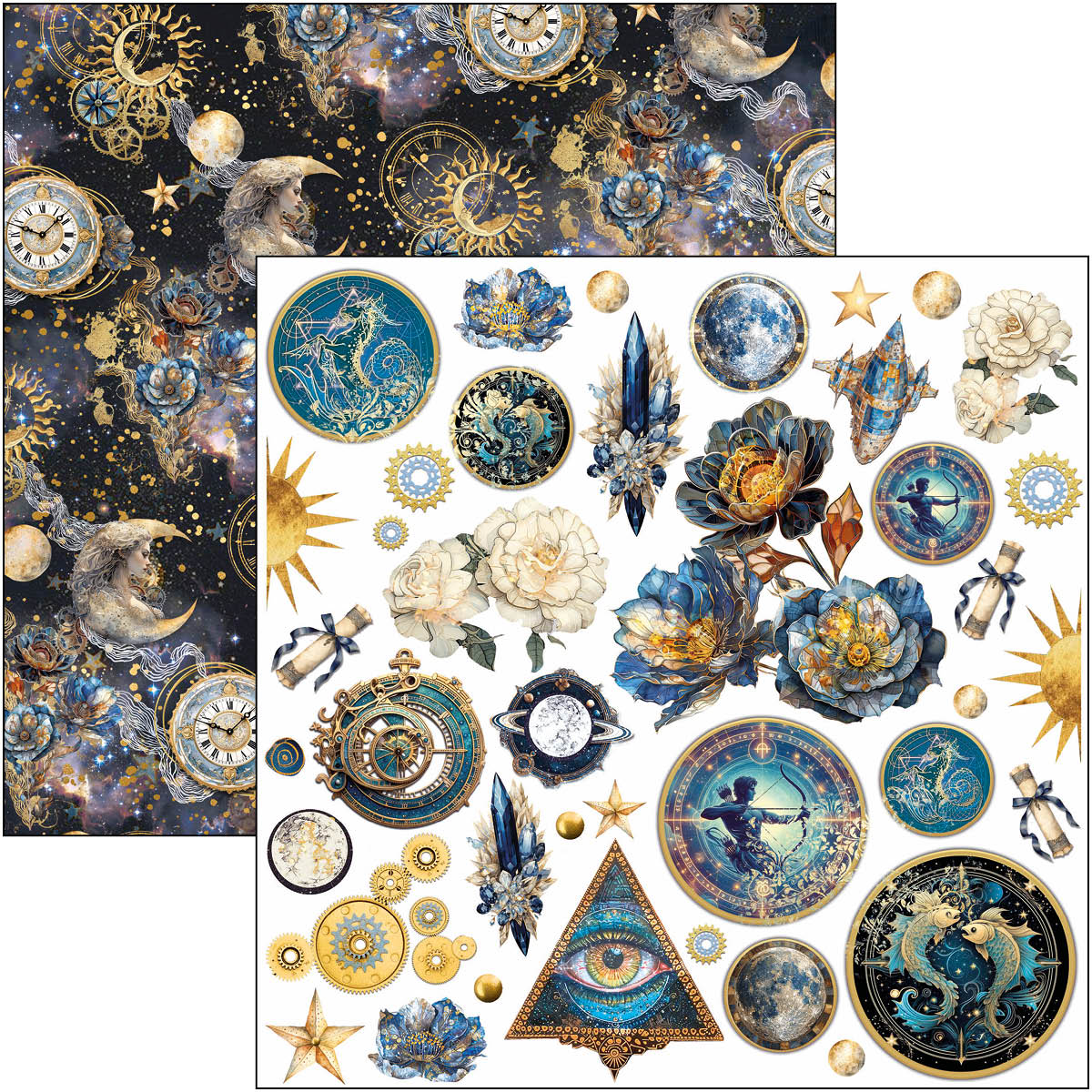 Celestial Fussy Cut Pad 6