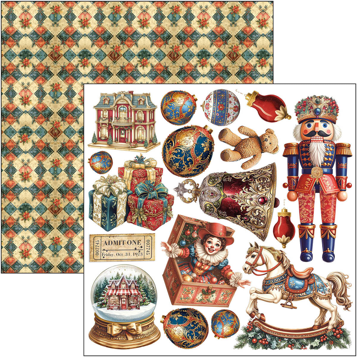 Toy Shop Fussy Cut Pad 6