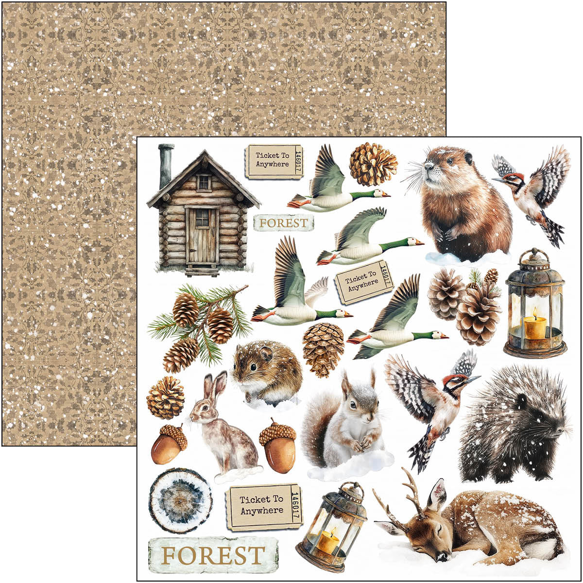 Forest Tales Fussy Cut Pad 6