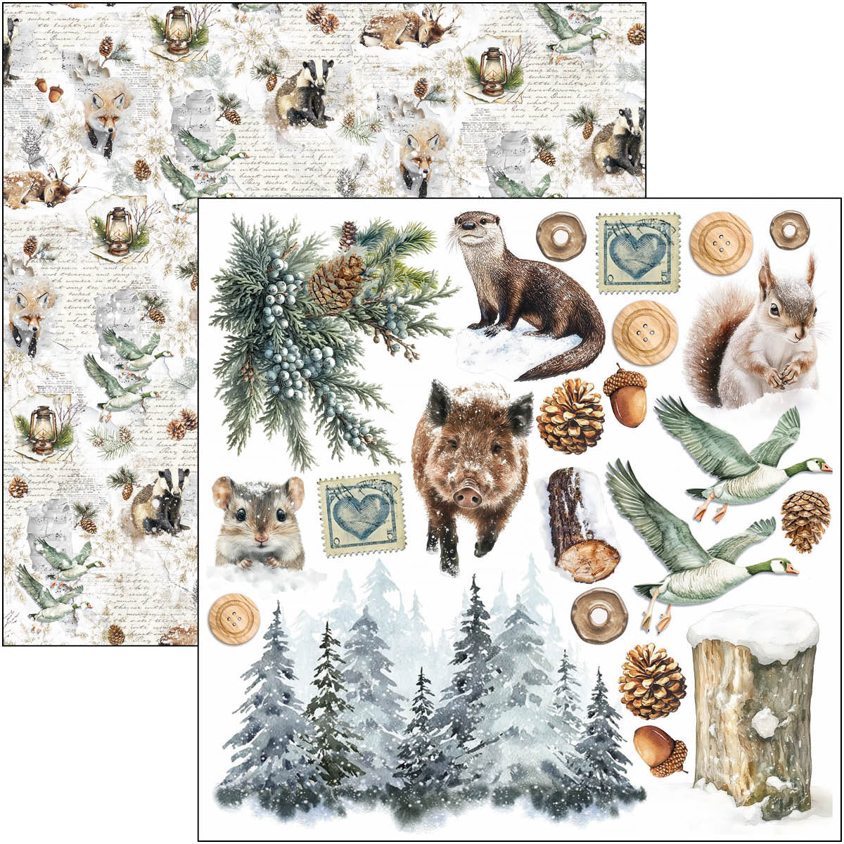 Forest Tales Fussy Cut Pad 6